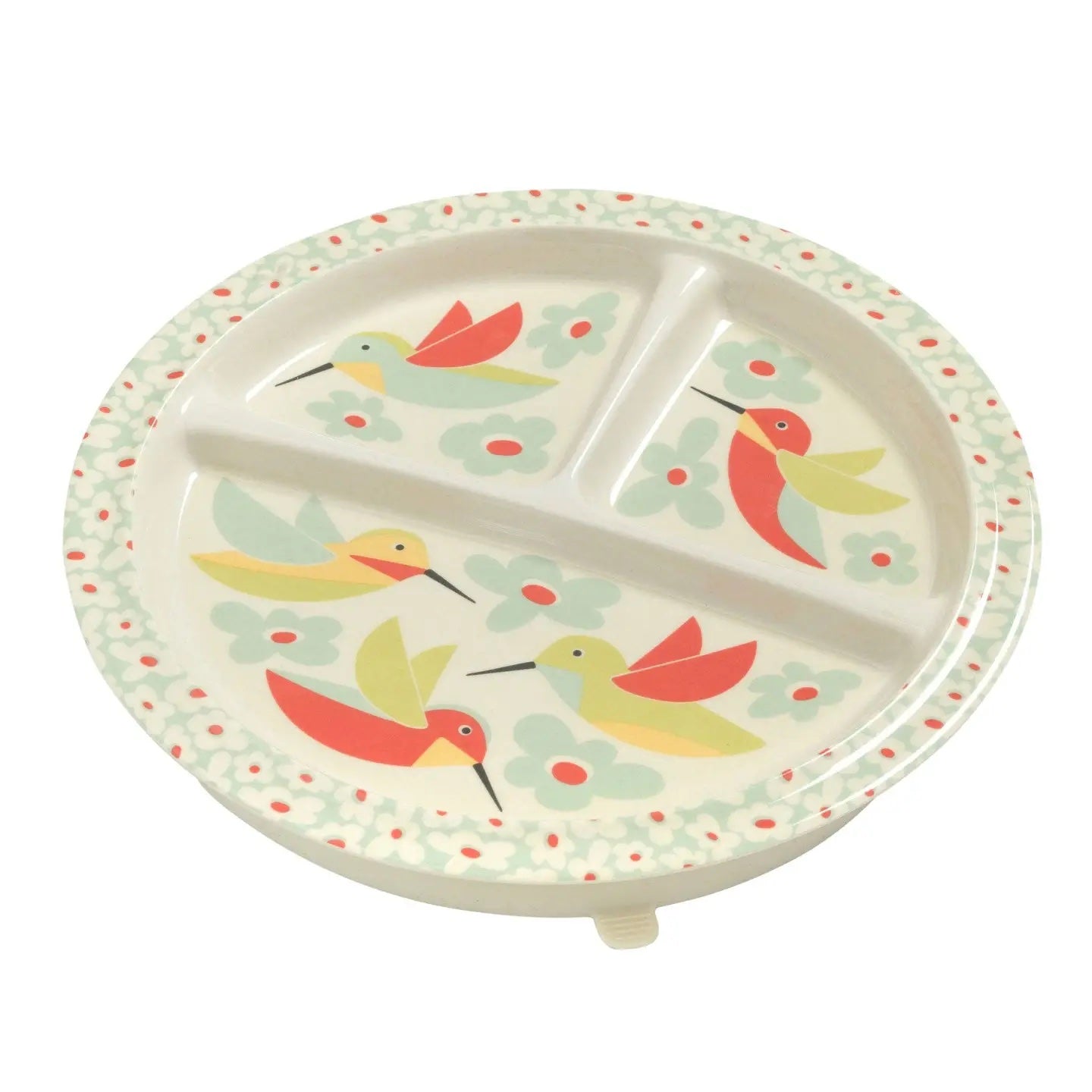 Hummingbirds Divided Suction Plate - Ali's Wagon