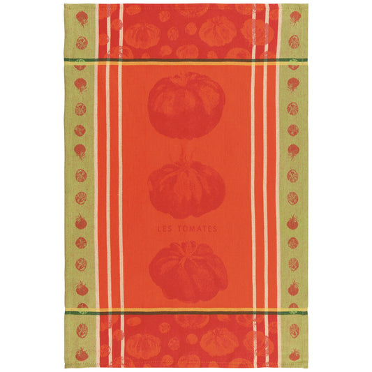 Heirloom Tomatoes Jacquard Tea Towel