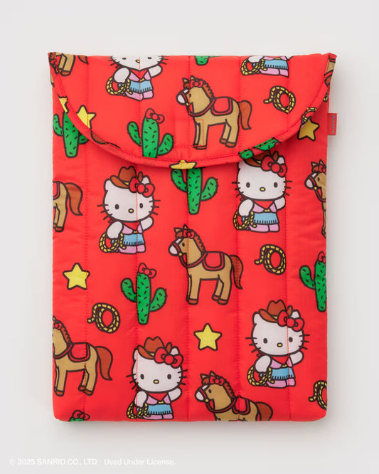 Hello Kitty Western Puffy 16" Baggu Laptop Sleeve - Ali's Wagon
