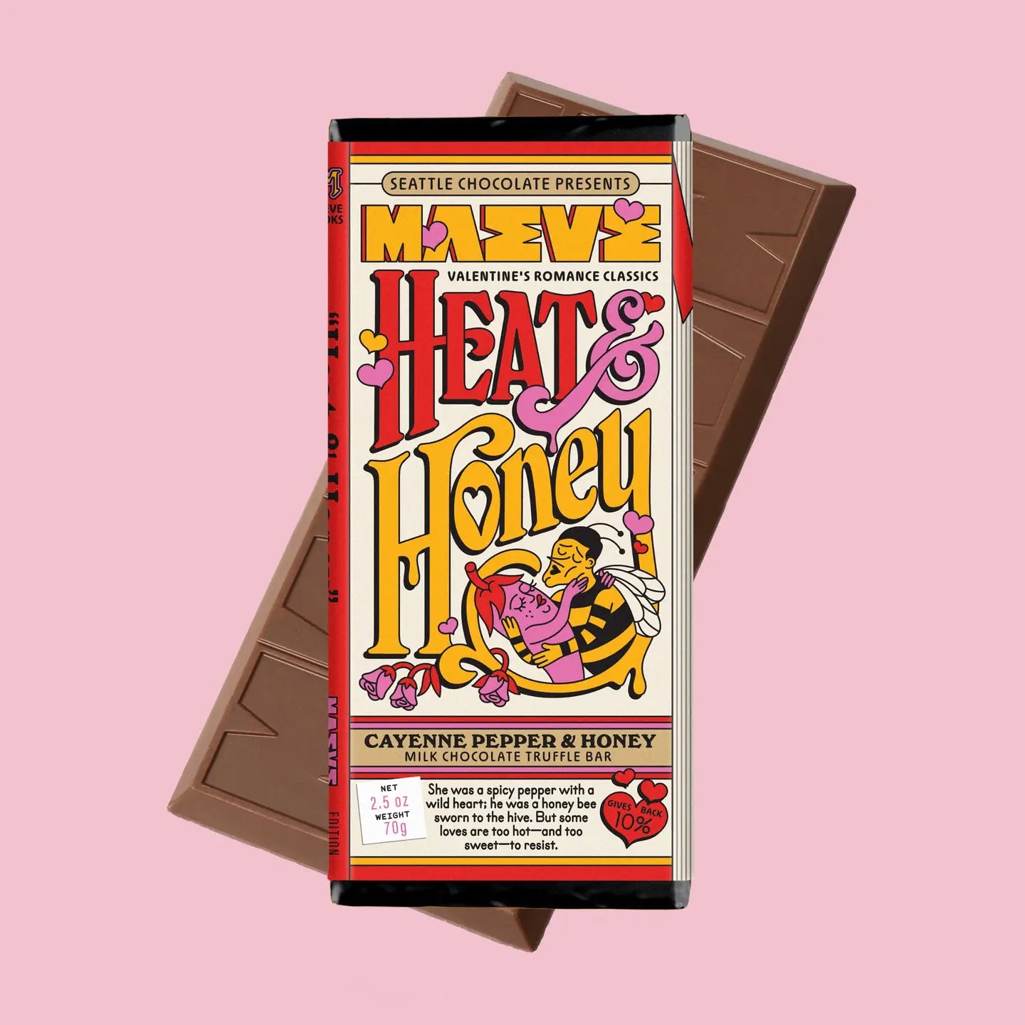 Valentine's Heat & Honey Truffle Bar
