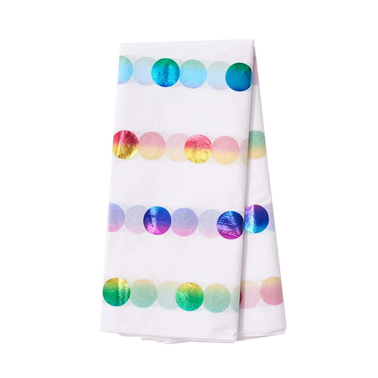 Rainbow Hot Spots Tissue Paper