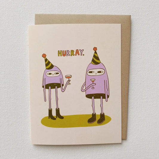 Hurray Greeting Card