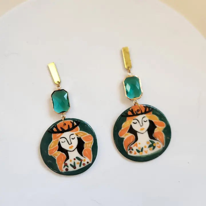 Virgo Drop Earrings