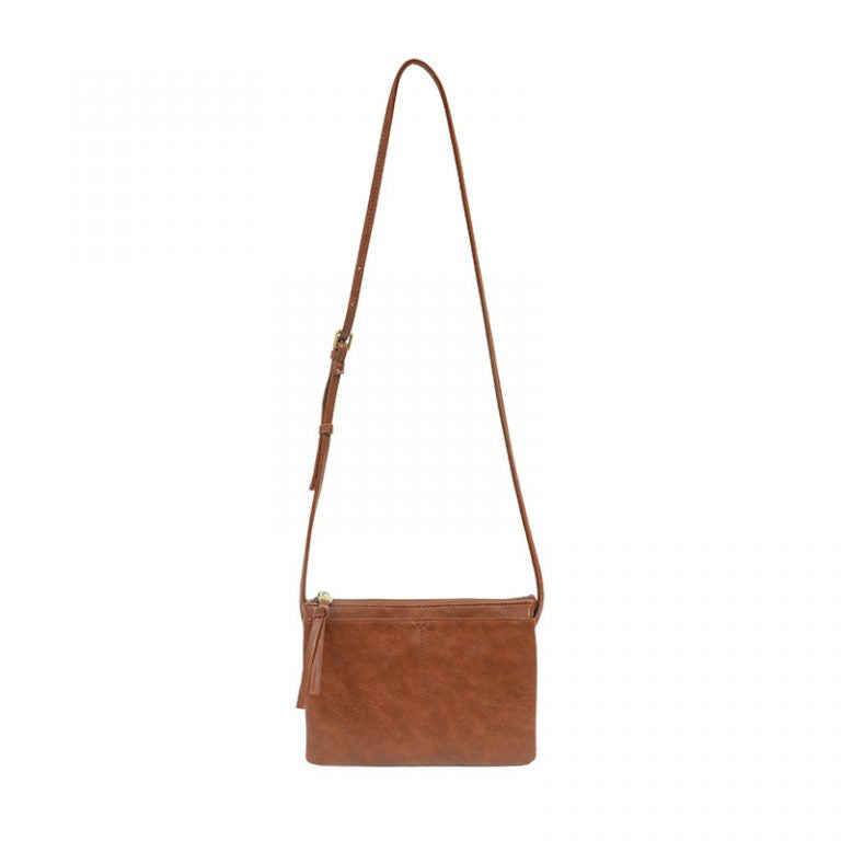 Caramel Liv Multi Pocket Crossbody