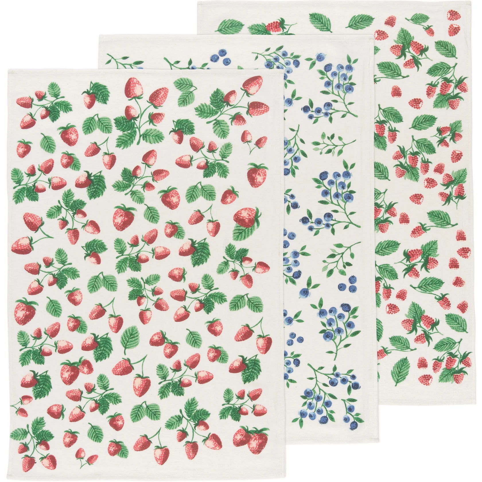 Baker's Floursack Berry Patch Dishtowels - Set of 3 - Ali's Wagon