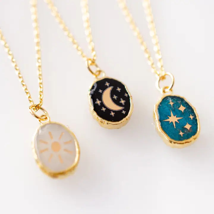 Celestial Gemstone Necklace