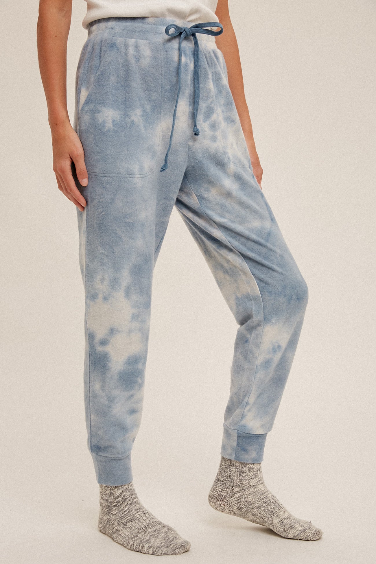 Blue Skies Tie-Dye Terry Jogger Sweatpants