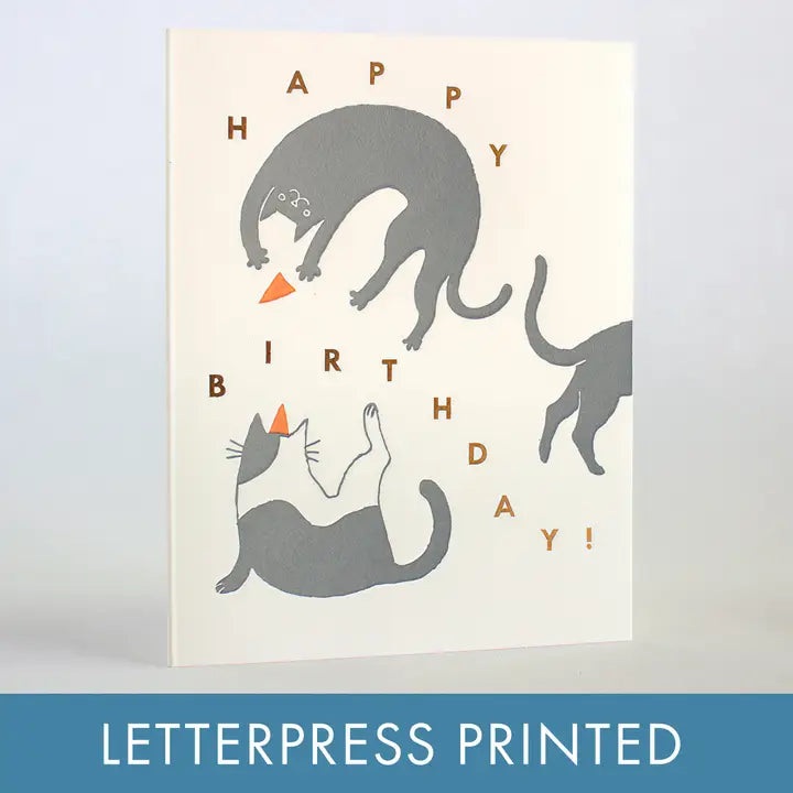 Jumping Cats Birthday Card - Ali's Wagon