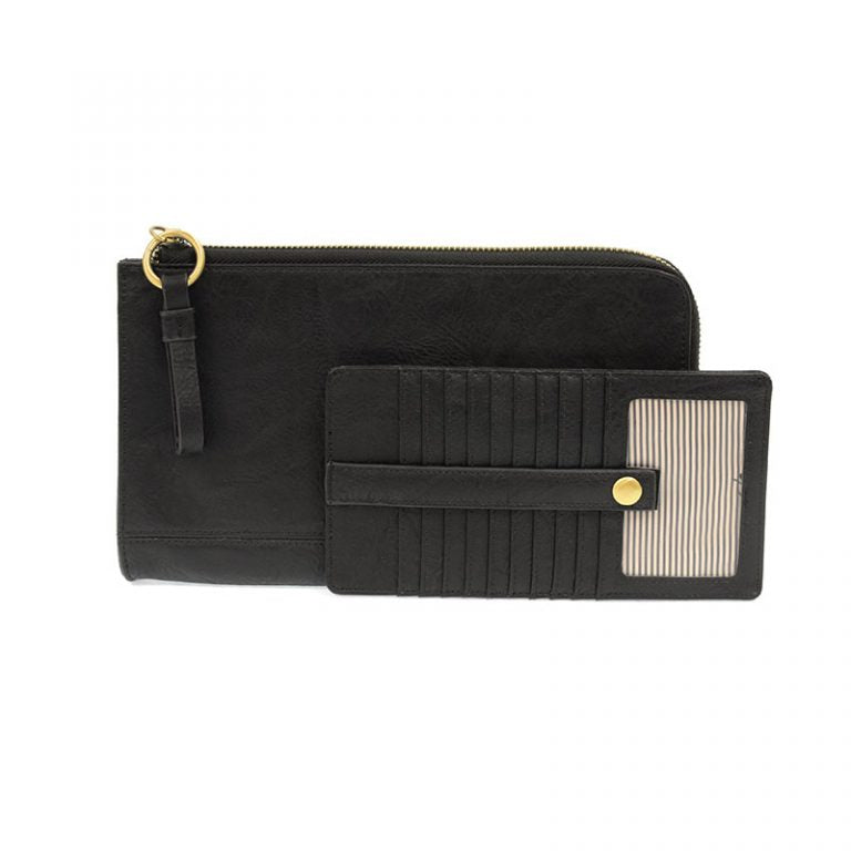 Black Karina Convertible Crossbody & Wristlet