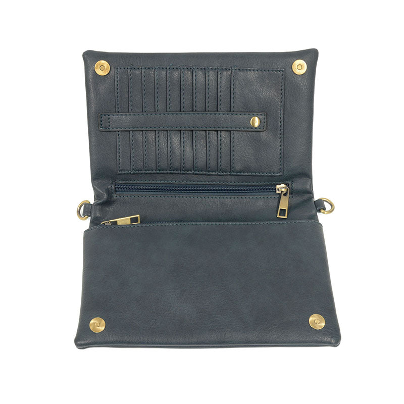 Dark Teal Kitty Multi Pocket Crossbody