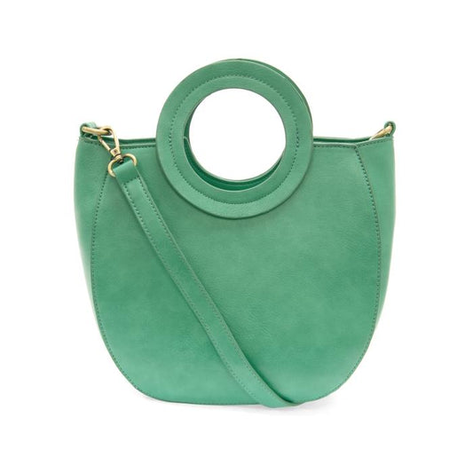 Jade Green Coco Circle Handle Purse