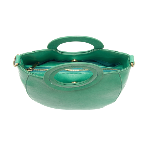 Jade Green Coco Circle Handle Purse