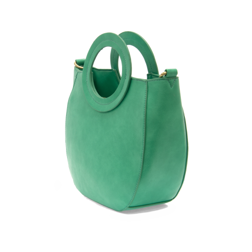 Jade Green Coco Circle Handle Purse