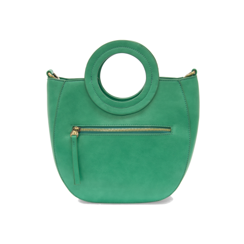 Jade Green Coco Circle Handle Purse