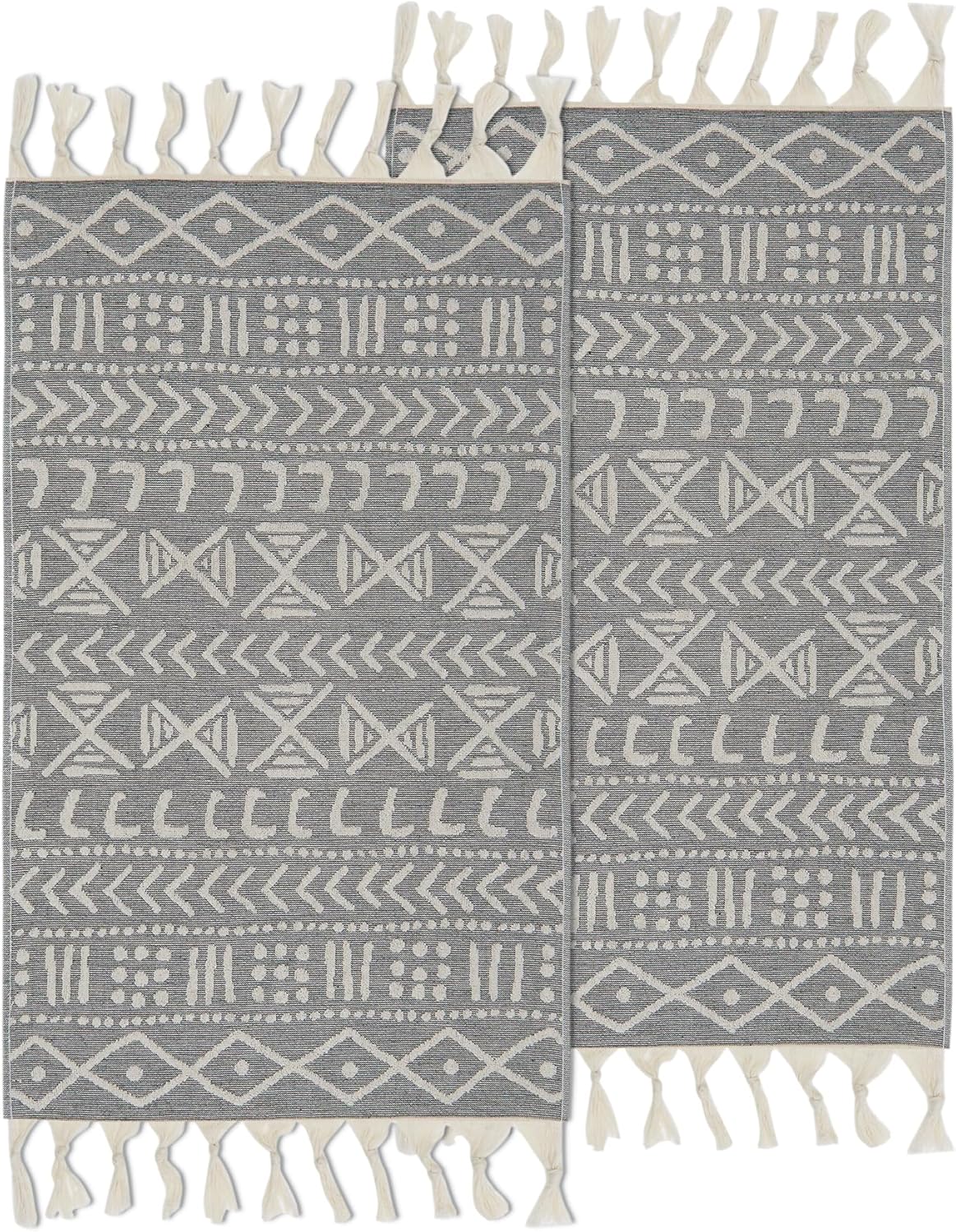 Black Aztec Terry Hand Towel