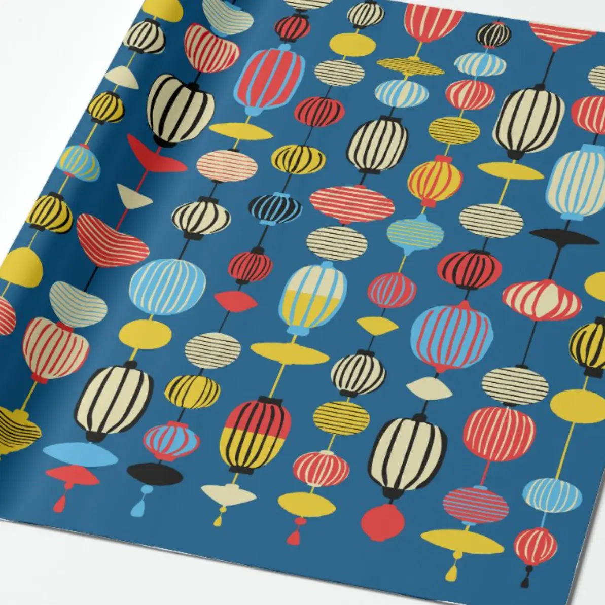 Lanterns Holiday Wrapping Paper