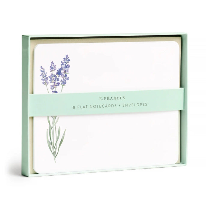 Lavender Flat Boxed Notecards