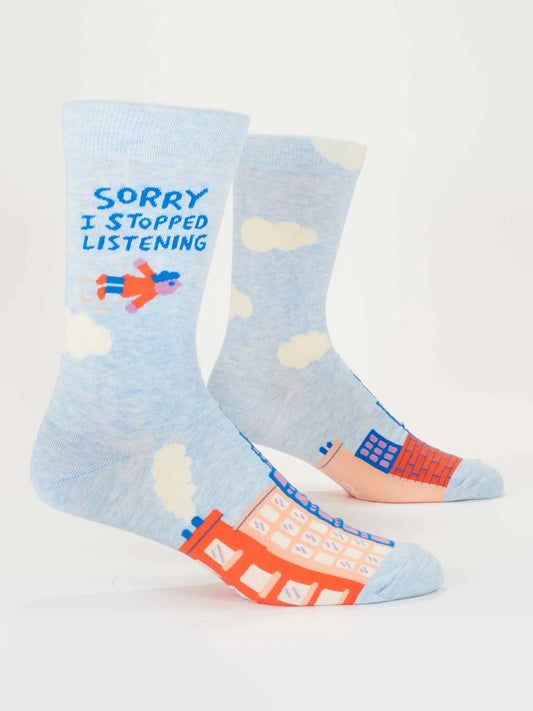 I Stopped Listening Crew Socks