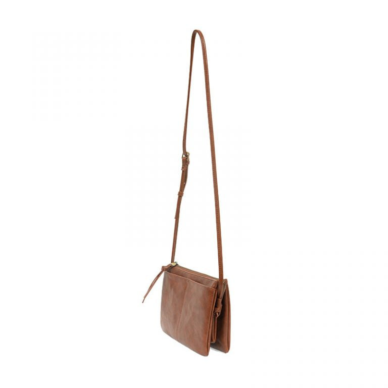 Caramel Liv Multi Pocket Crossbody