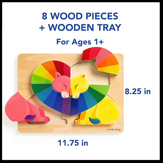 Love in the Wild Wooden Tray Puzzle