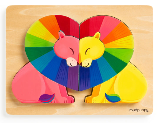 Love in the Wild Wooden Tray Puzzle