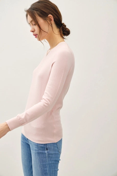 Basic Crewneck Knit Sweater