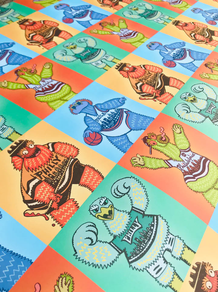 Philly Mascot Wrapping Paper