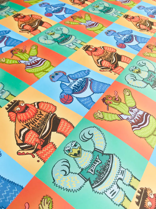 Philly Mascot Wrapping Paper