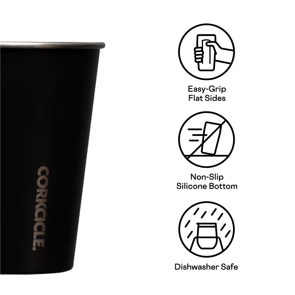 Matte Black Corkcicle Eco Stacker