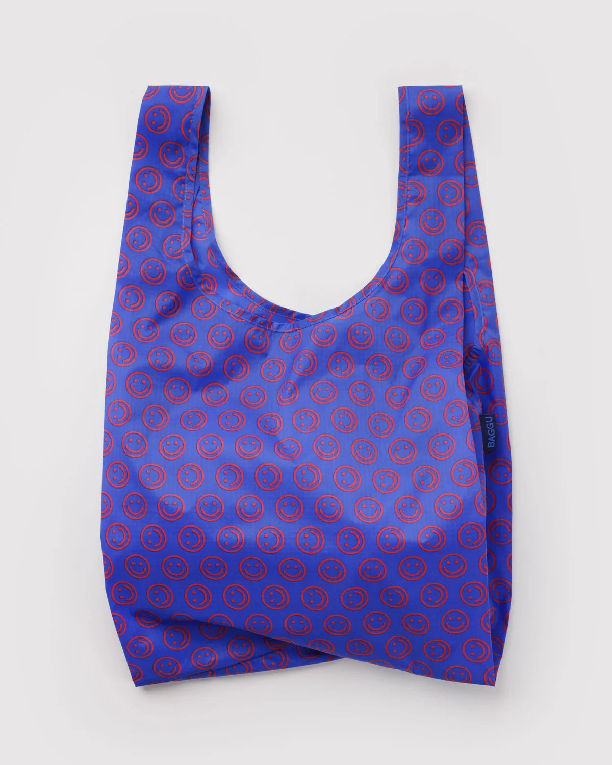 Mini Cobalt Happy Reusable Bag