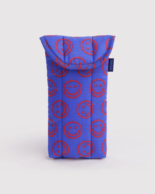Cobalt Mini Happy Baggu Puffy Glasses Sleeve