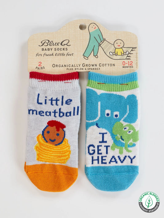 Meatball/Heavy Baby Socks - Ali's Wagon