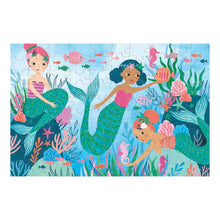 Load image into Gallery viewer, Mermaids 100 Piece Glitter Puzzle