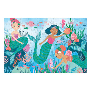 Mermaids 100 Piece Glitter Puzzle