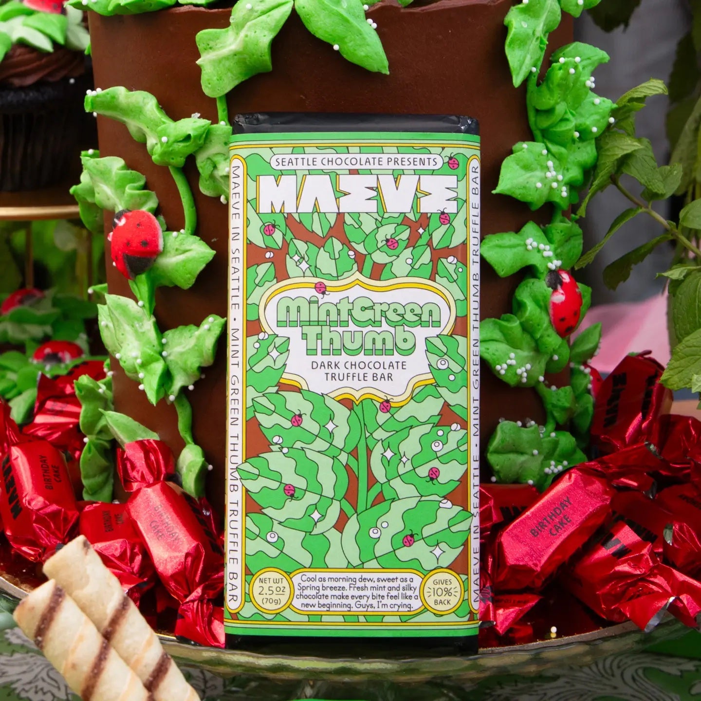 Mint Green Thumb Truffle Bar