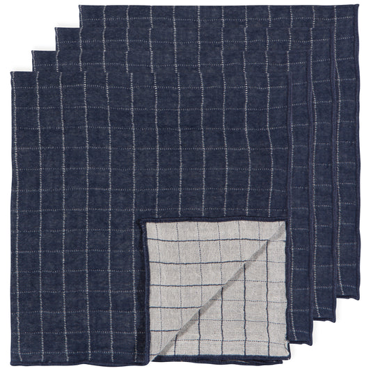 Midnight Double Weave Napkin Set