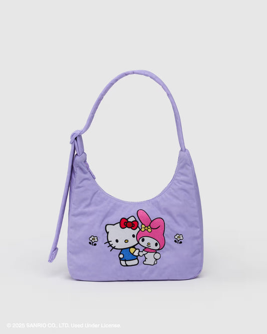 Embroidered Hello Kitty & My Melody Mini Shoulder Baggu