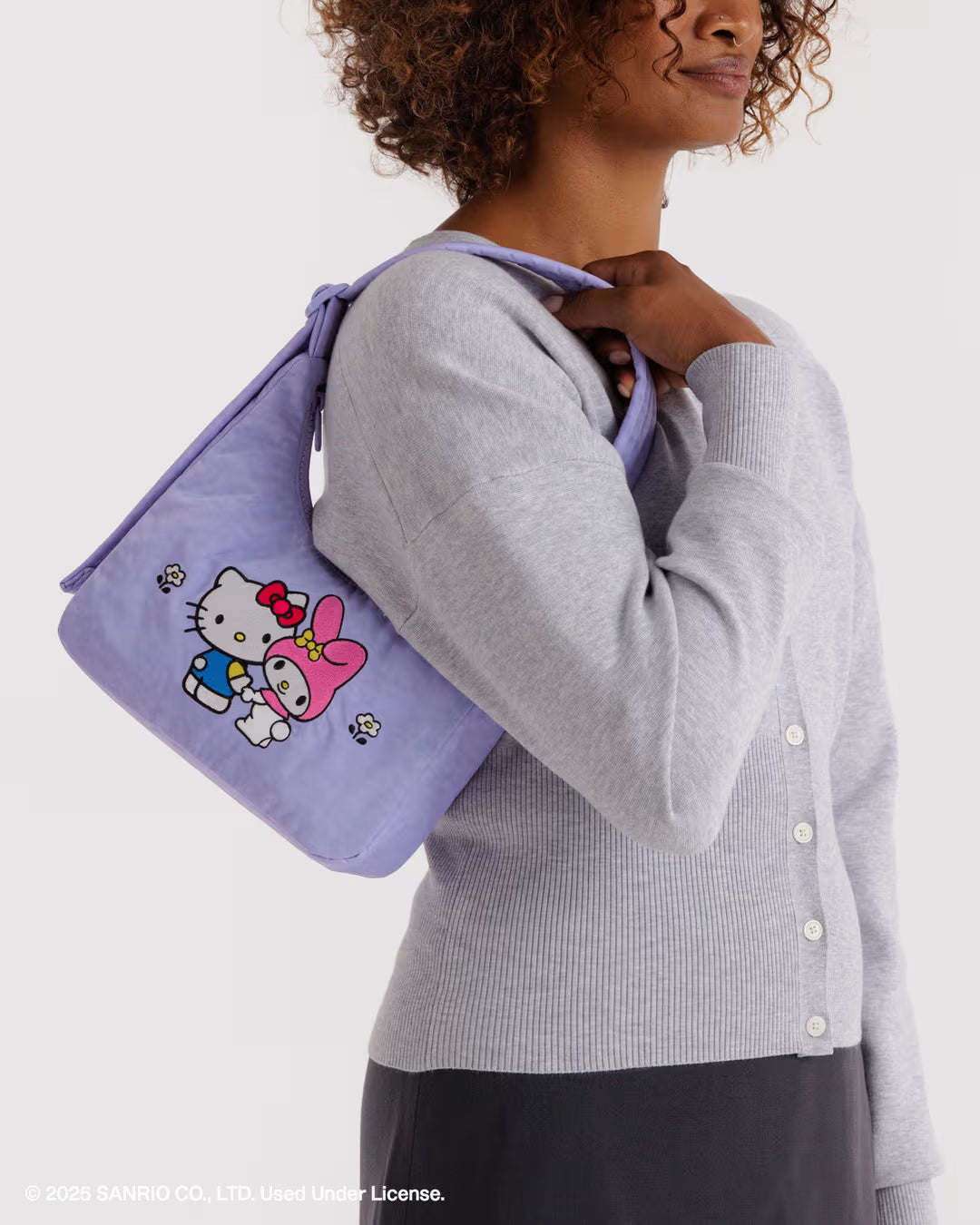 Embroidered Hello Kitty & My Melody Mini Shoulder Baggu