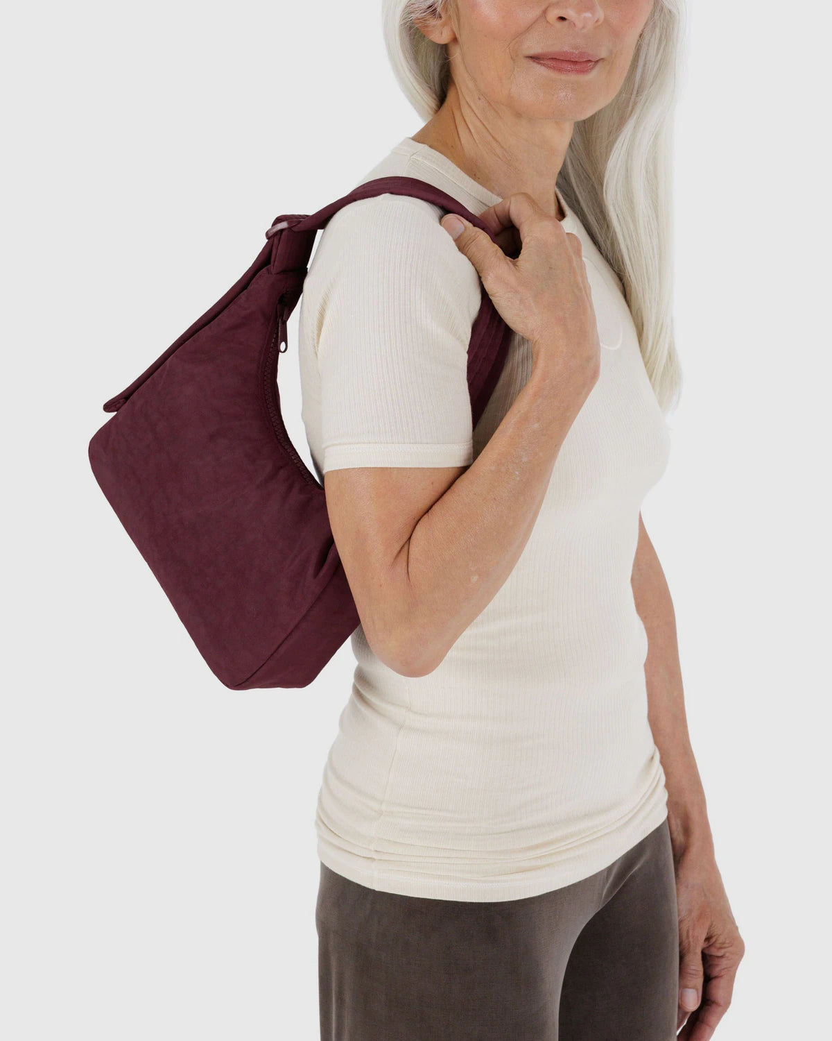 Mahogany Mini Shoulder Baggu