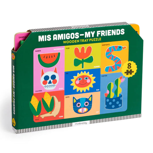 Mis Amigos Wooden Tray Puzzle