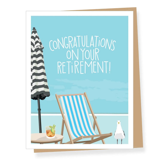 Mojito Beach Chair Retirement Card