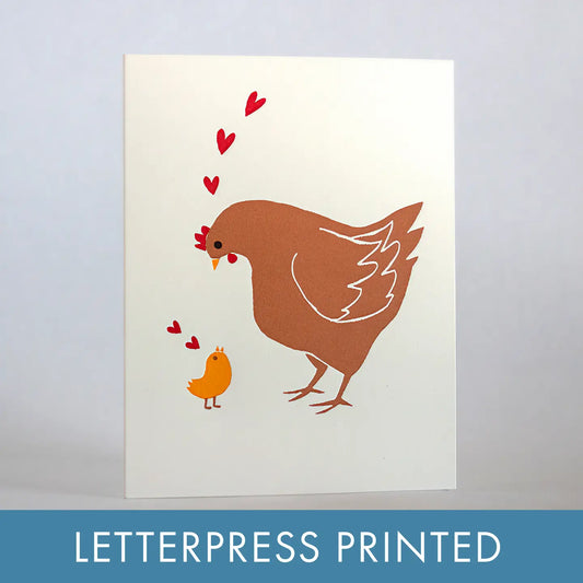 Mother Hen Greeting Card - Ali's Wagon