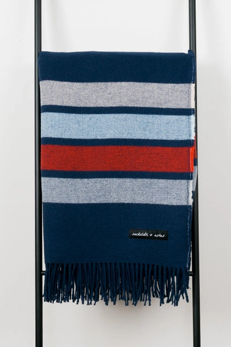 Camp Lake Throw Blanket