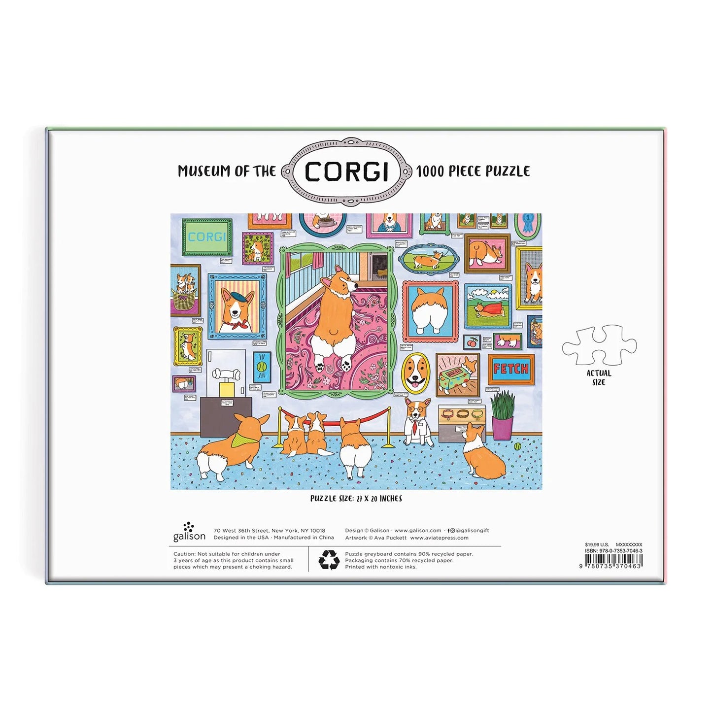 Museum of the Corgi 1000 Piece Puzzle
