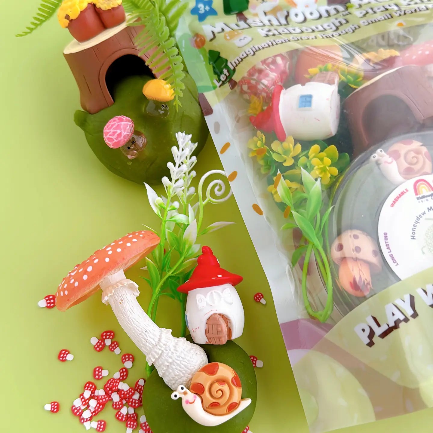 Mushroom Meadow Kiddough Play Kit