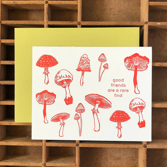 Mushrooms Friendship Greeting Card