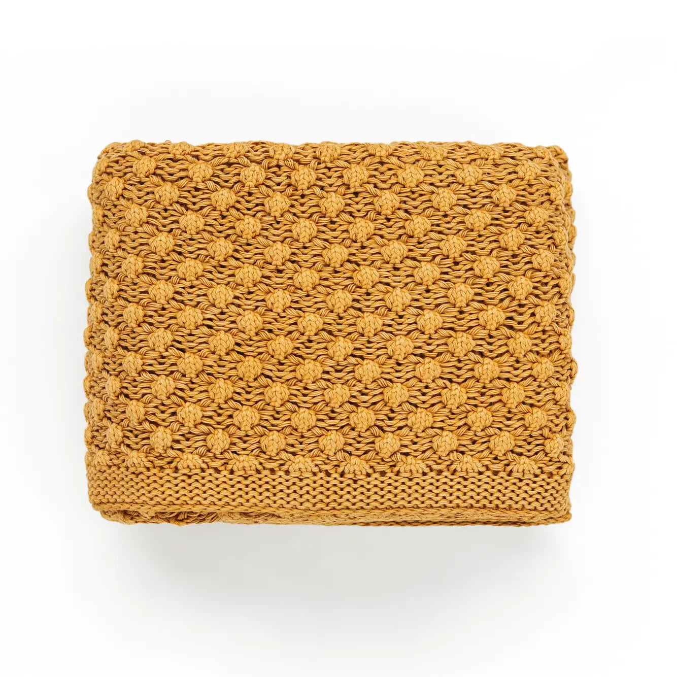 Popcorn Knitted Throw