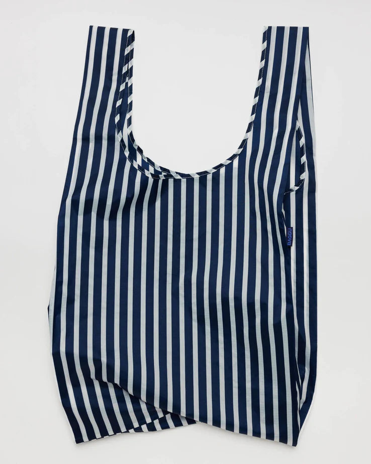 Navy Stripe Baggu Reusable Bag