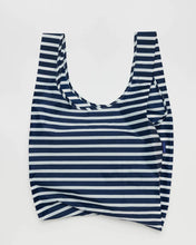 Load image into Gallery viewer, Navy Stripe Baggu Reusable Bag
