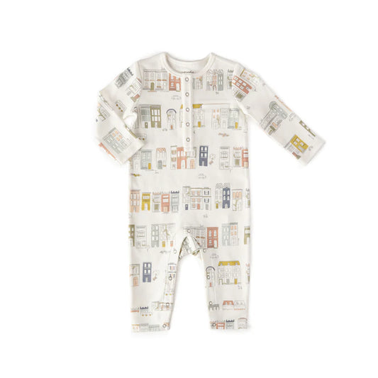 My Neighborhood Henley Romper